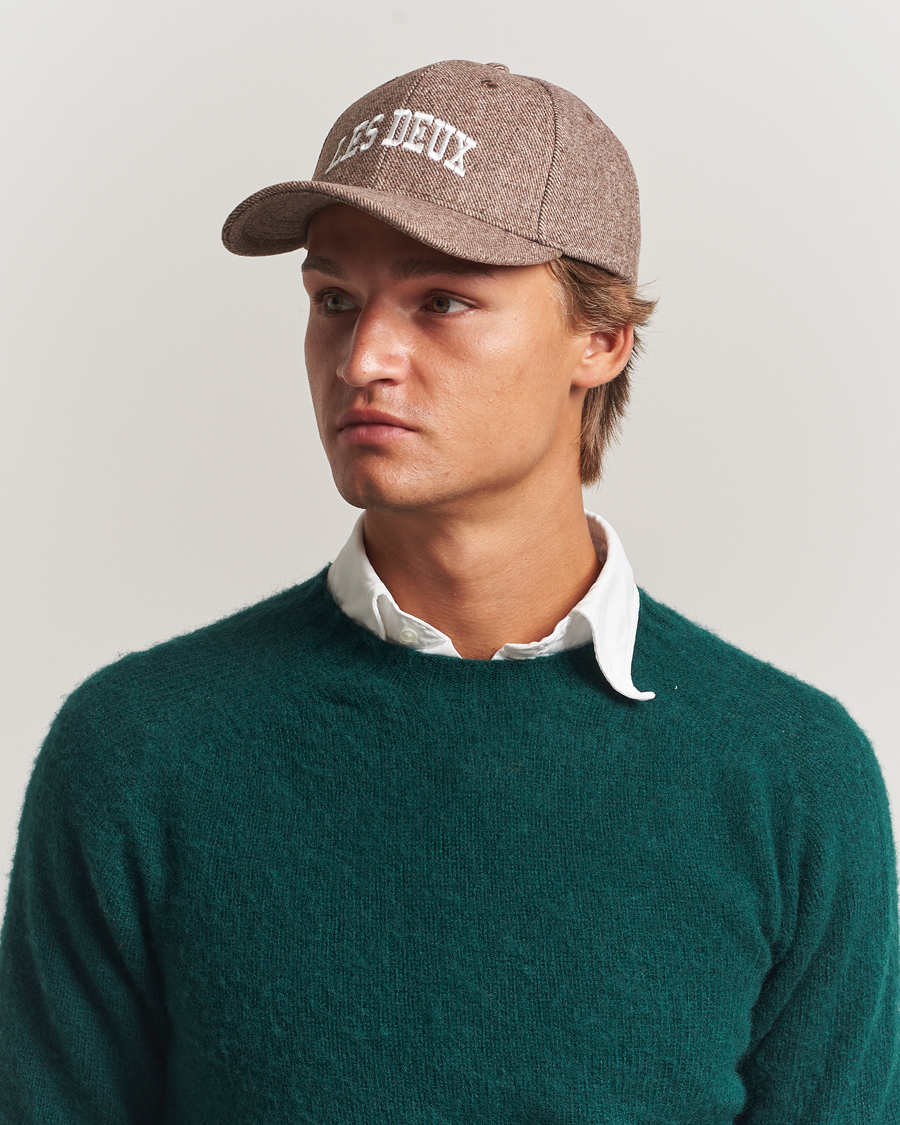 Mies | Les Deux Wool Baseball Cap Mountain Gray | LES DEUX | Wool Baseball Cap Mountain Gray
