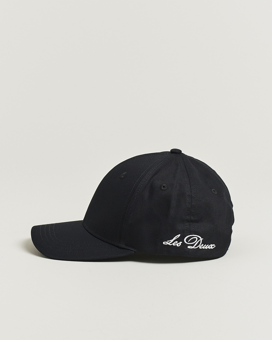 Mies | Les Deux Crew Organic Baseball Cap Black | LES DEUX | Crew Organic Baseball Cap Black