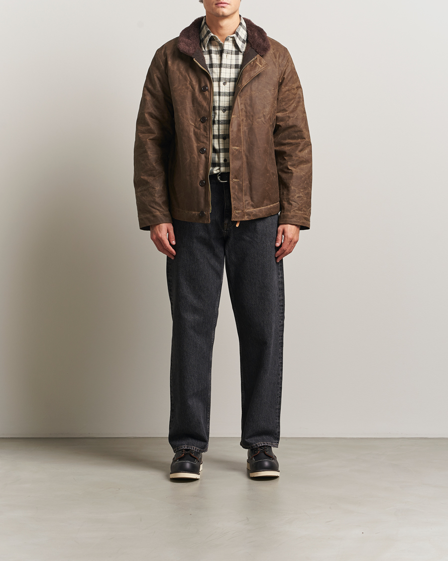 Mies | Takit | Manifattura Ceccarelli | Deck Jacket Dark Tan