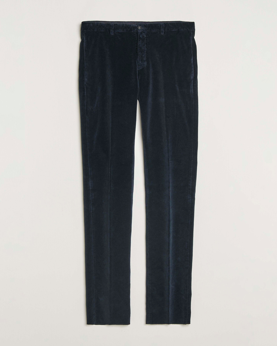 Mies | Housut | Massimo Alba | Mauko Velvet Trousers Navy