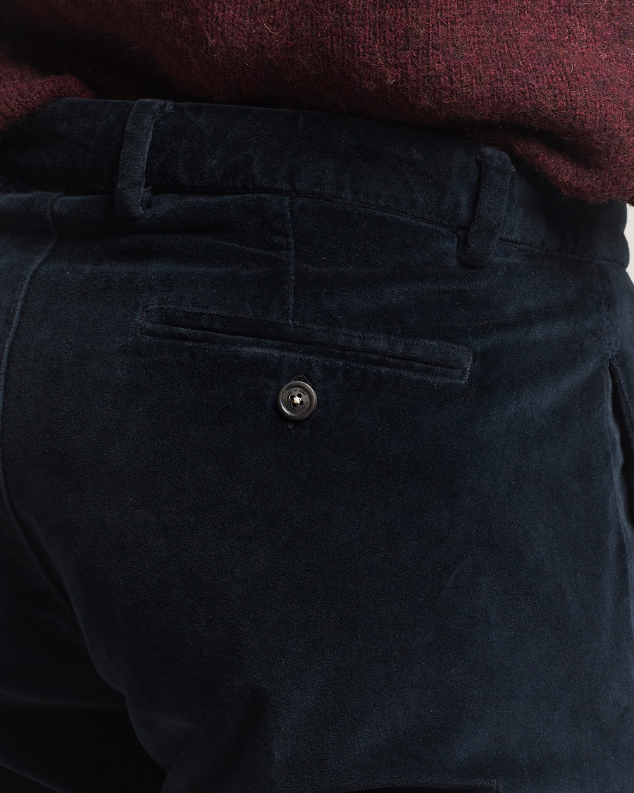 Mies | Housut | Massimo Alba | Mauko Velvet Trousers Navy