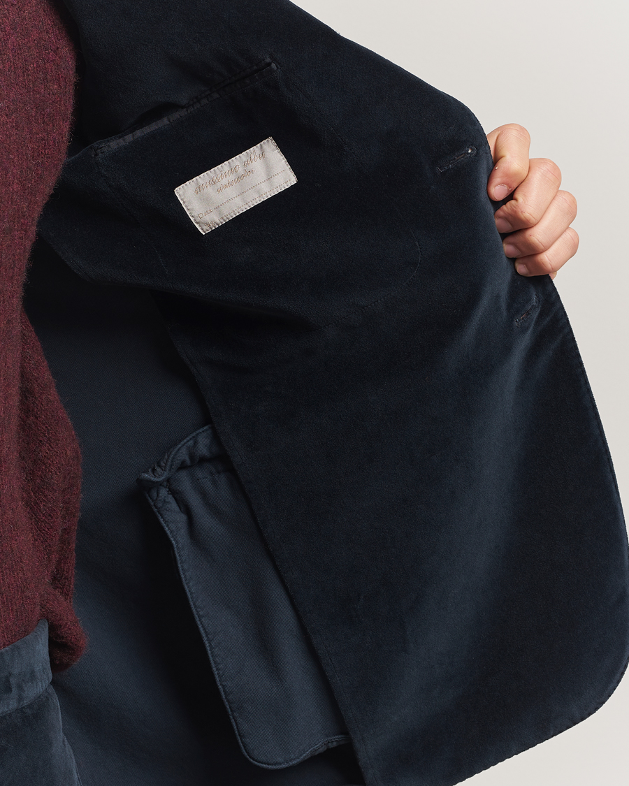 Mies | Pikkutakit | Massimo Alba | Catch Velvet Blazer Navy
