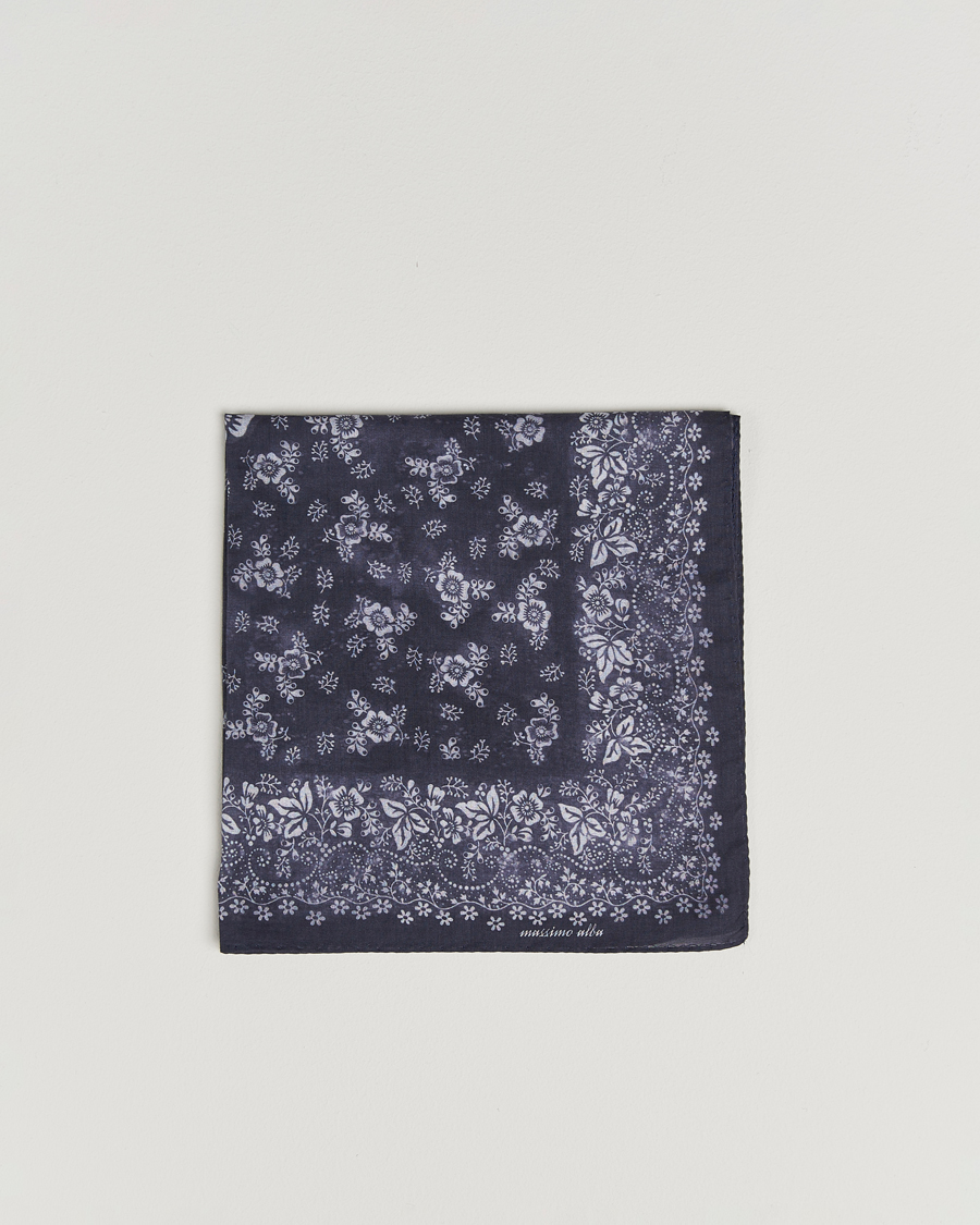 Mies | Taskuliinat | Massimo Alba | Hanky Cotton Handkerchief Navy