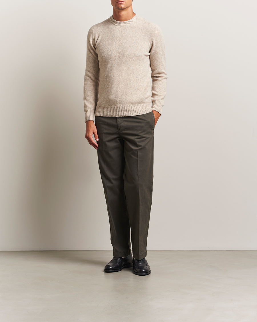 Mies | Housut | Oscar Jacobson | Tanker Cotton Trousers Olive