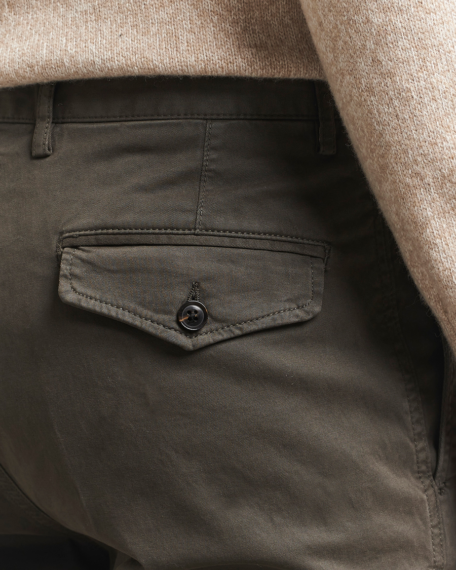 Mies | Housut | Oscar Jacobson | Tanker Cotton Trousers Olive