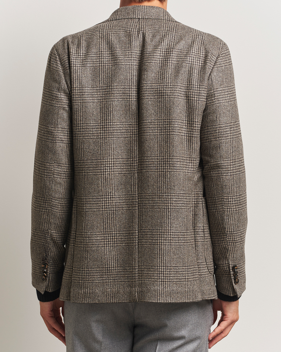 Mies | Pikkutakit | Oscar Jacobson | Ferry Patch Pocket Wool Check Blazer Brown