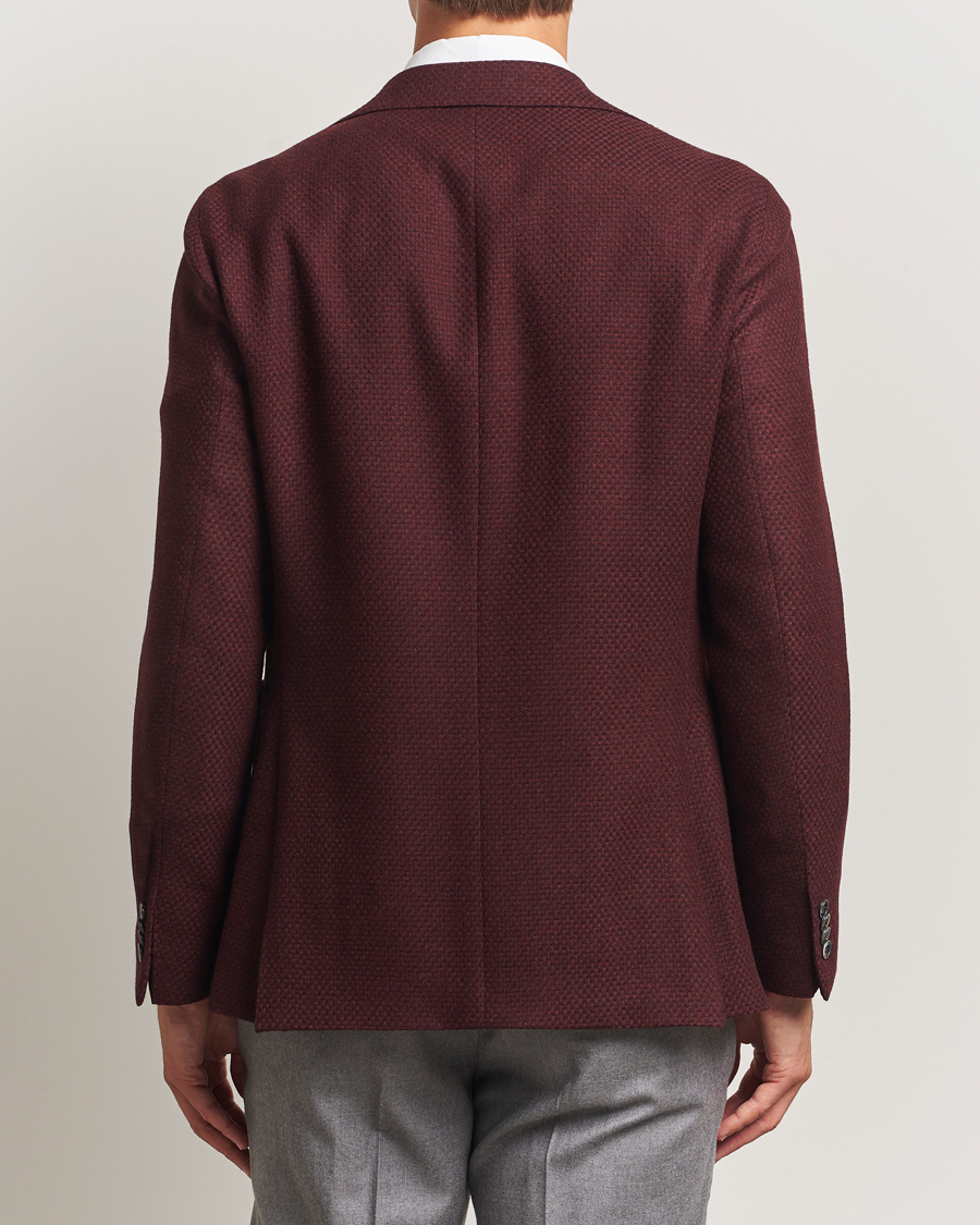 Mies | Pikkutakit | Oscar Jacobson | Fogerty Patch Structured Wool Blazer Wine