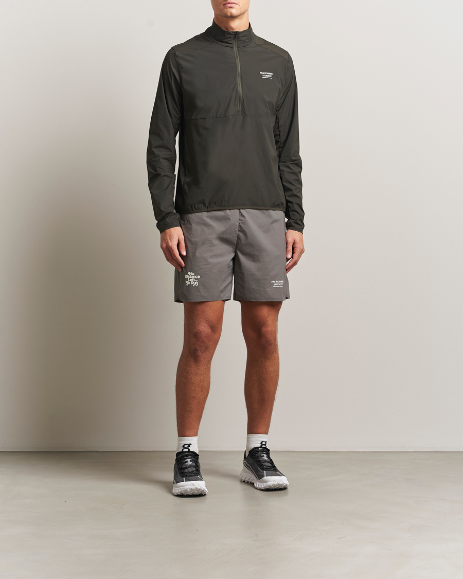Mies | Takit | Pas Normal Studios | Balance Half Zip Jacket Dark Olive