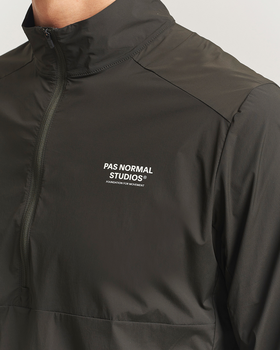 Mies | Takit | Pas Normal Studios | Balance Half Zip Jacket Dark Olive