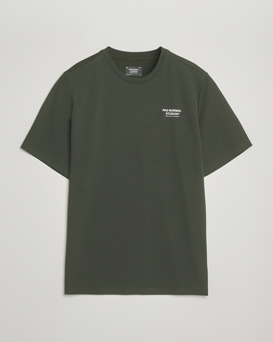 Mies | T-paidat | Pas Normal Studios | Balance T-Shirt Dark Olive
