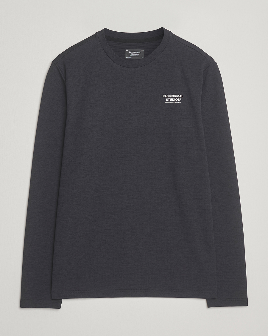 Mies | T-paidat | Pas Normal Studios | Balance Long Sleeve T-Shirt Black
