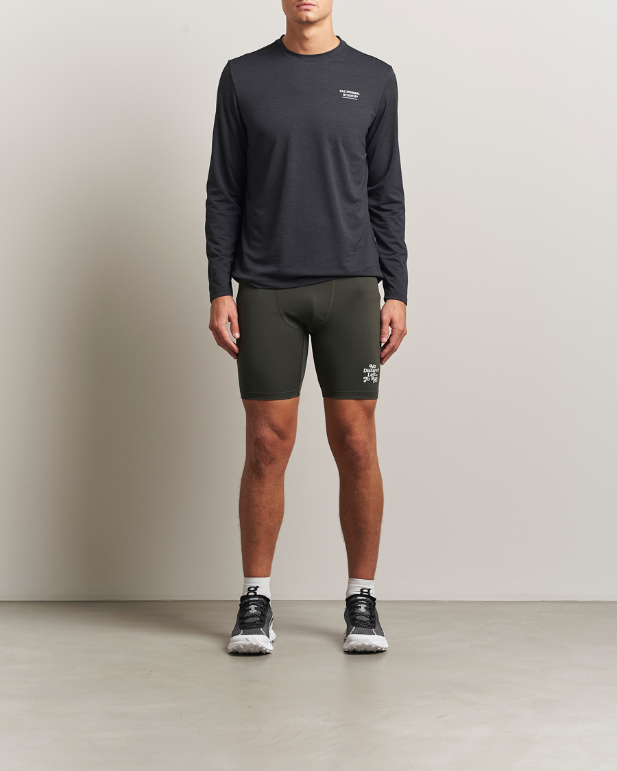 Mies | T-paidat | Pas Normal Studios | Balance Long Sleeve T-Shirt Black