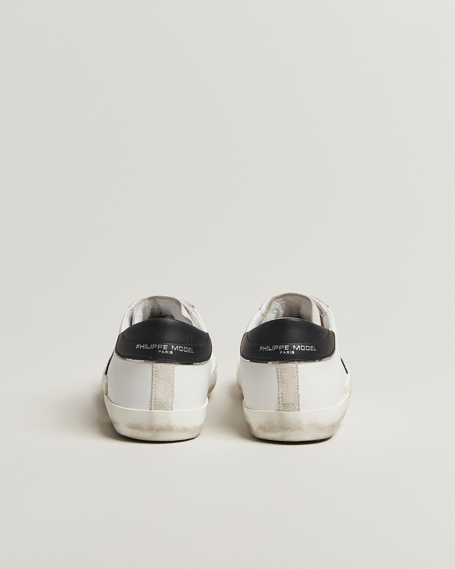 Mies | Tennarit | Philippe Model | Prsx Low Top Leather Sneakers White/Black