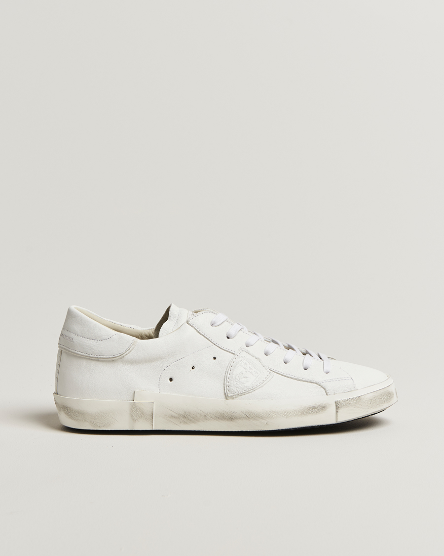 Mies | Tennarit | Philippe Model | Prsx Low Top Leather Sneakers White