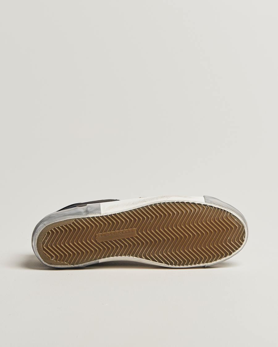 Mies | Tennarit | Philippe Model | Prsx Low Top Leather Sneakers Black/Silver