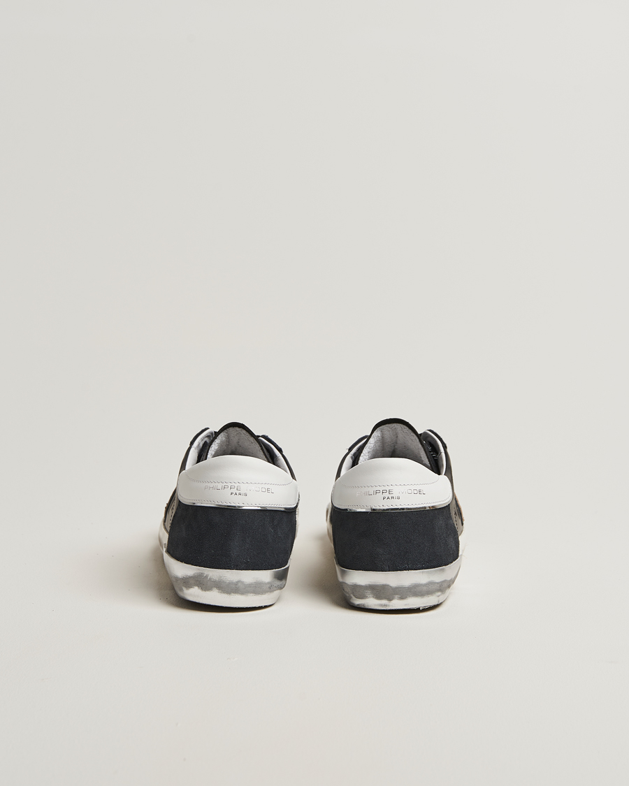 Mies | Tennarit | Philippe Model | Prsx Low Top Leather Sneakers Black/Silver