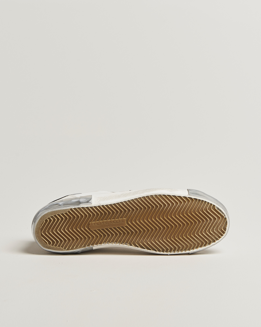 Mies | Tennarit | Philippe Model | Prsx Low Top Leather Sneakers White/Silver