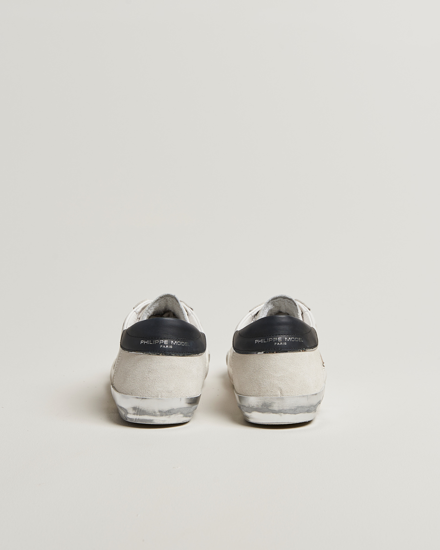 Mies | Tennarit | Philippe Model | Prsx Low Top Leather Sneakers White/Silver