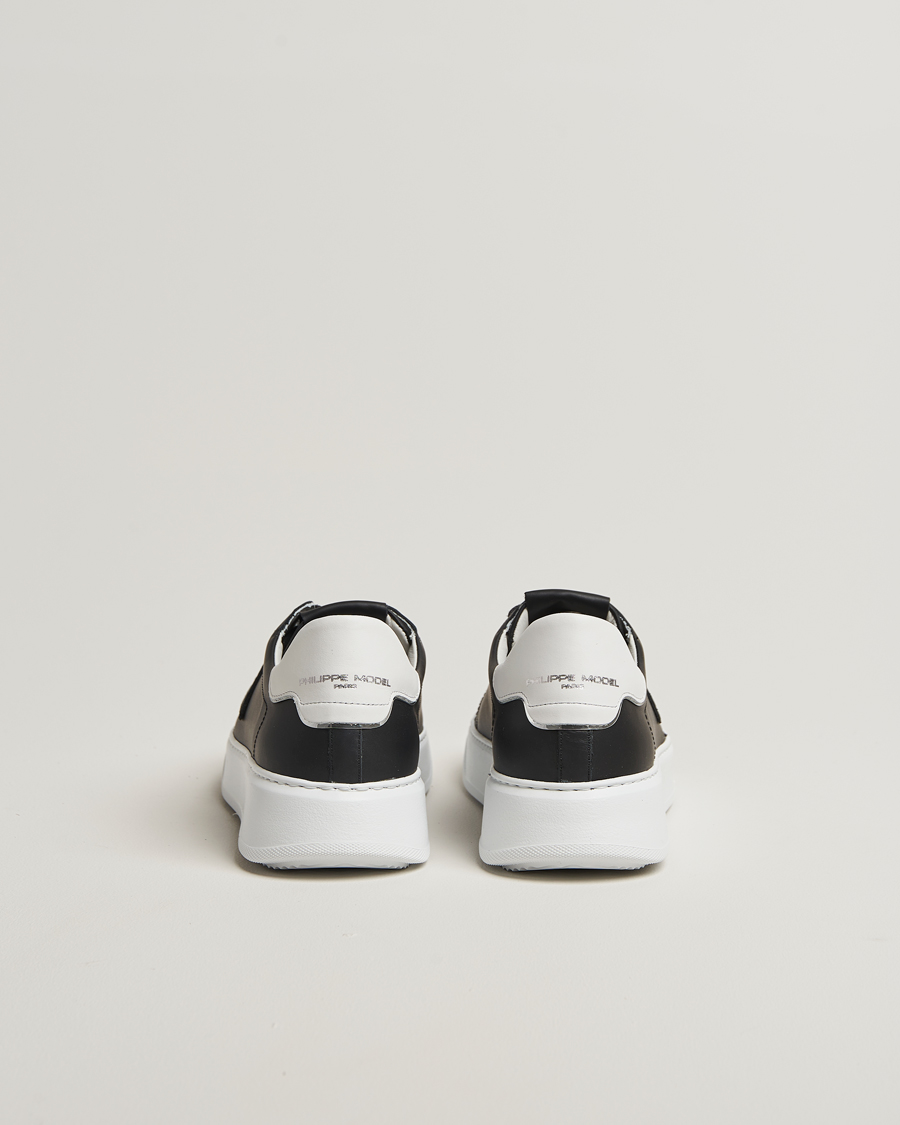 Mies | Philippe Model Temple Low Top Leather Sneakers Black | Philippe Model | Temple Low Top Leather Sneakers Black