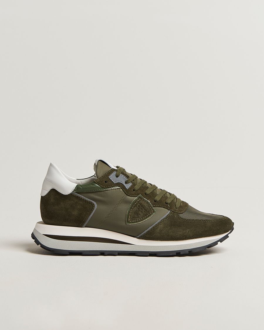 Mies | Philippe Model Tropez Haute Running Sneakers Military | Philippe Model | Tropez Haute Running Sneakers Military
