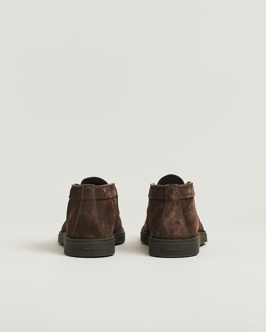 Mies | Nilkkurit | Santoni | Detroit Chukka Boots Dark Brown Suede