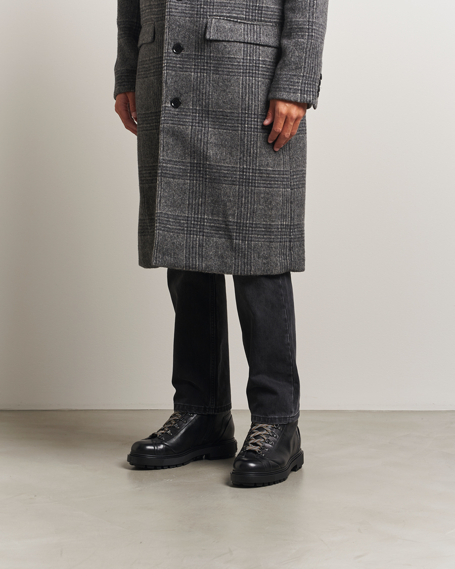 Mies | Nilkkurit | Santoni | St Moritz Winter Boots Black Calf