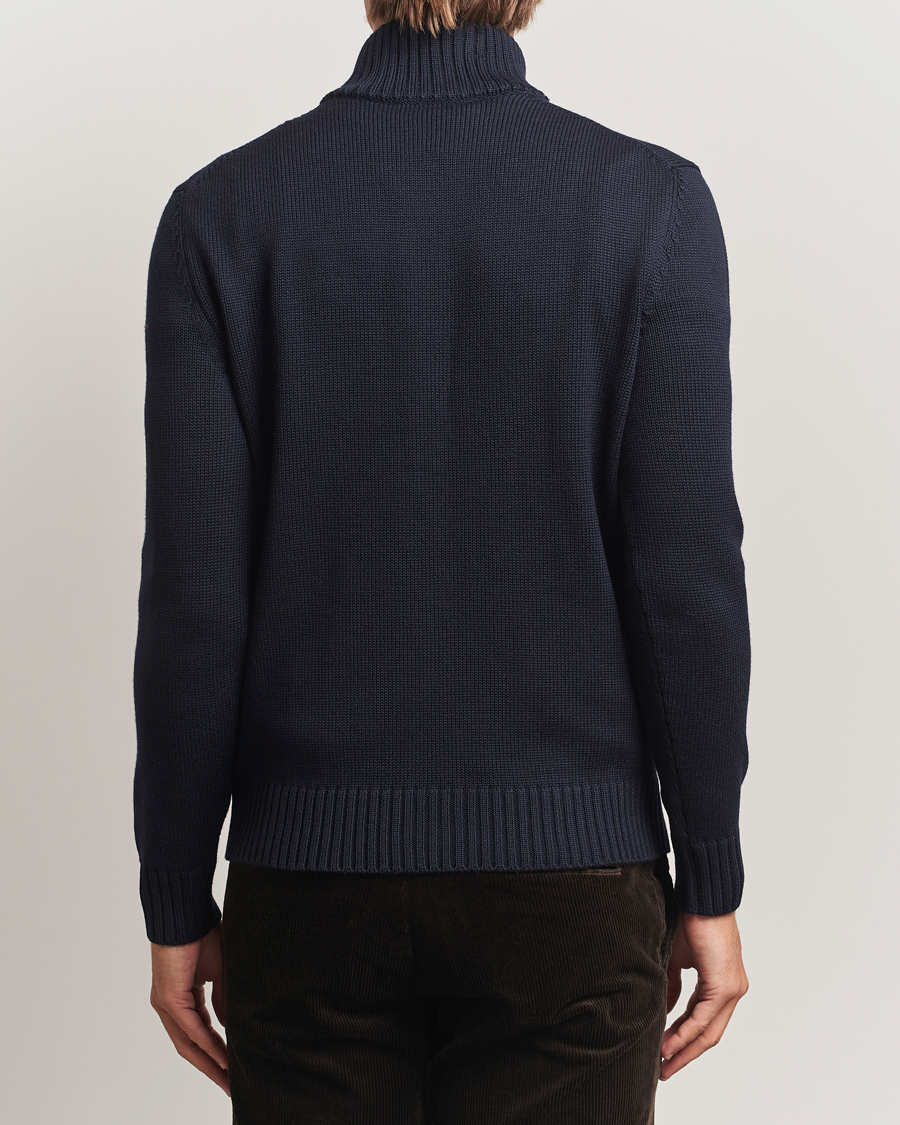 Mies | Puserot | Zanone | Virgin Merino Wool Chioto Navy