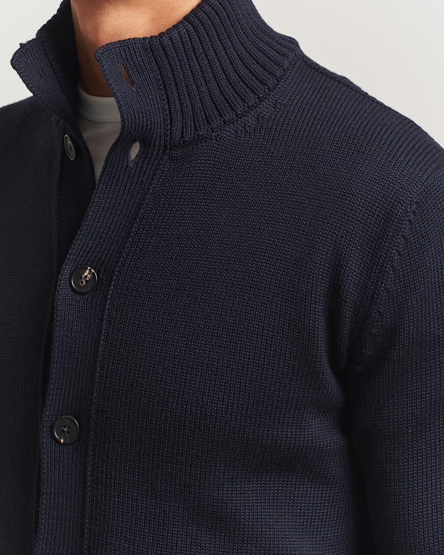 Mies | Puserot | Zanone | Virgin Merino Wool Chioto Navy