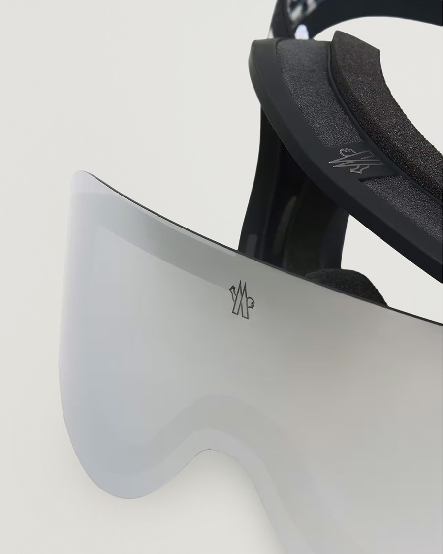 Mies | Aurinkolasit | Moncler Lunettes | 0ME8017 Ski Goggles Black/Silver