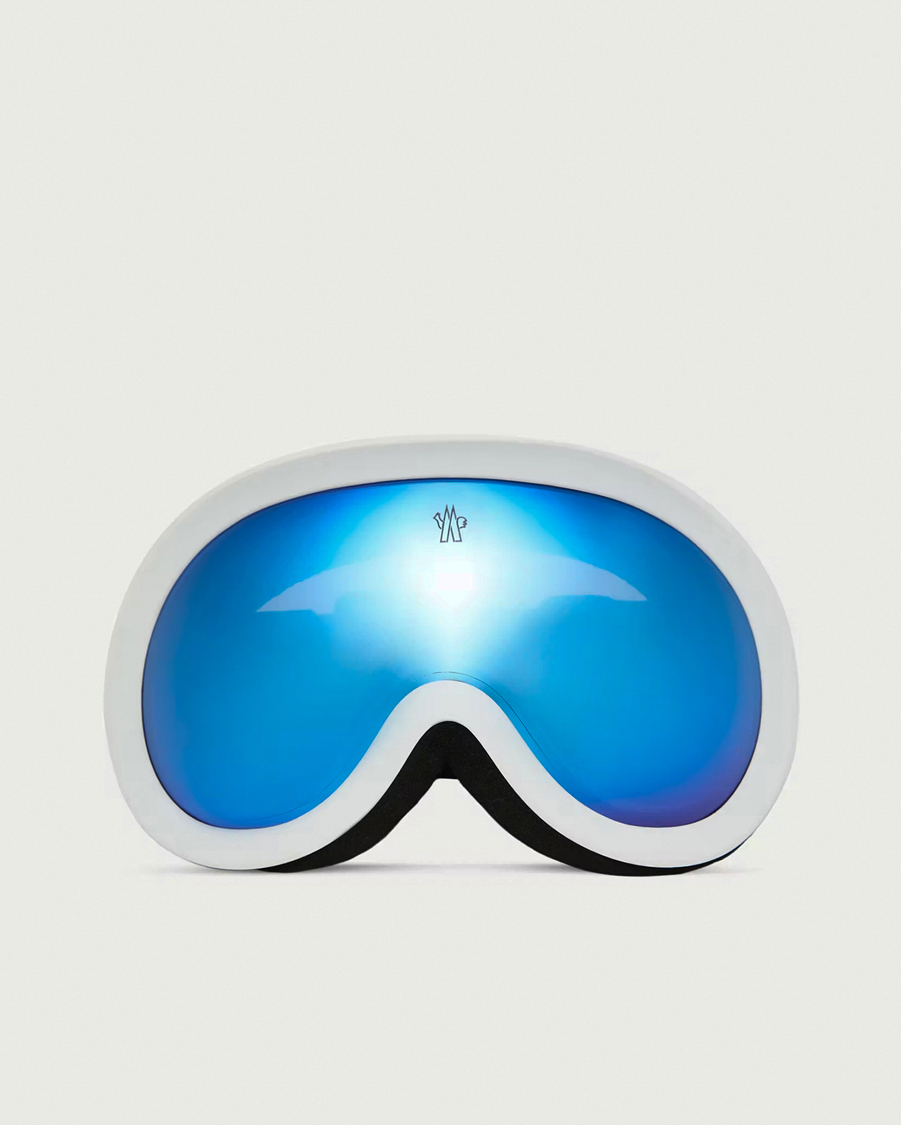 Mies | Aurinkolasit | Moncler Lunettes | 0ME8018 Ski Goggles White/Blue