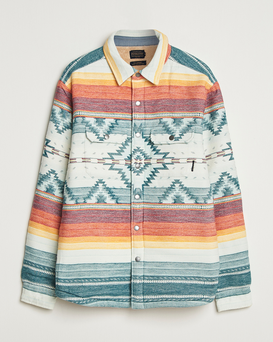 Mies | Puserot | Pendleton | Bay City Teddy Lined Shirt Jacket Saltillo Stripe