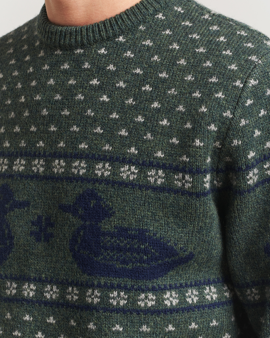 Mies | Puserot | Pendleton | Wool Duck Sweater Green