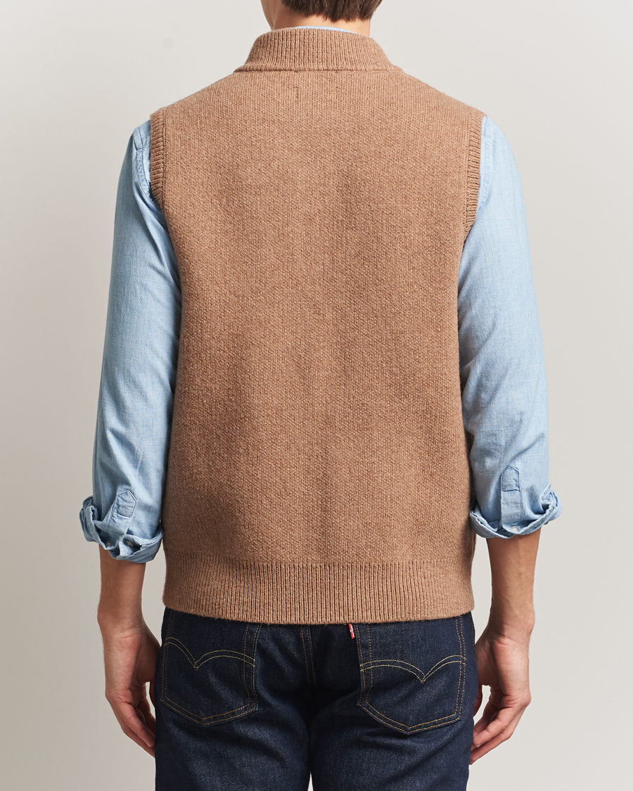 Mies | Puserot | Pendleton | Wool Sweater Vest Tan