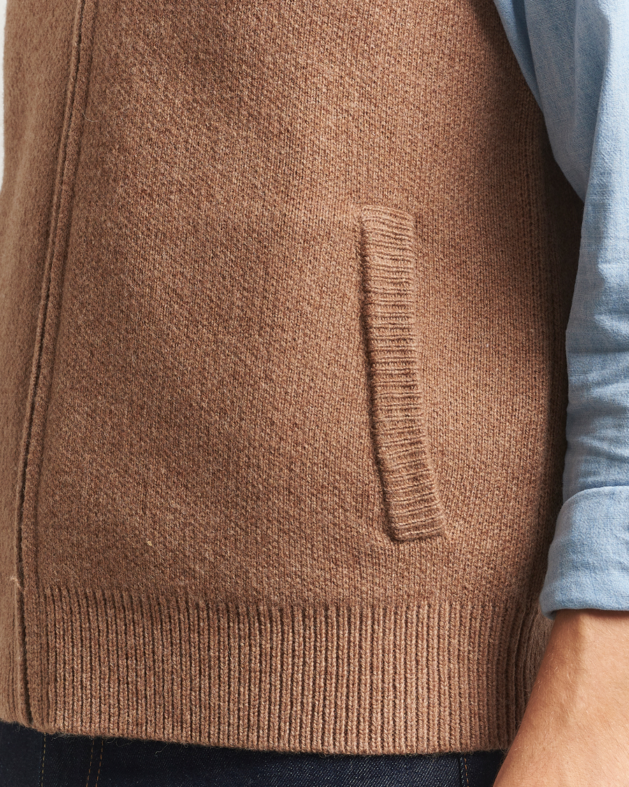 Mies | Puserot | Pendleton | Wool Sweater Vest Tan