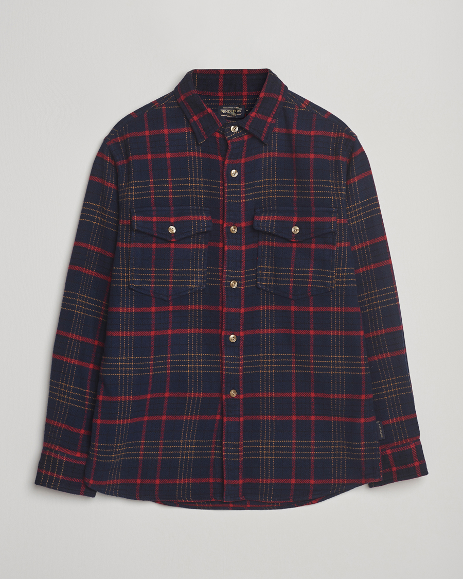 Mies | Kauluspaidat | Pendleton | Big Pocket Shirt Blue Check