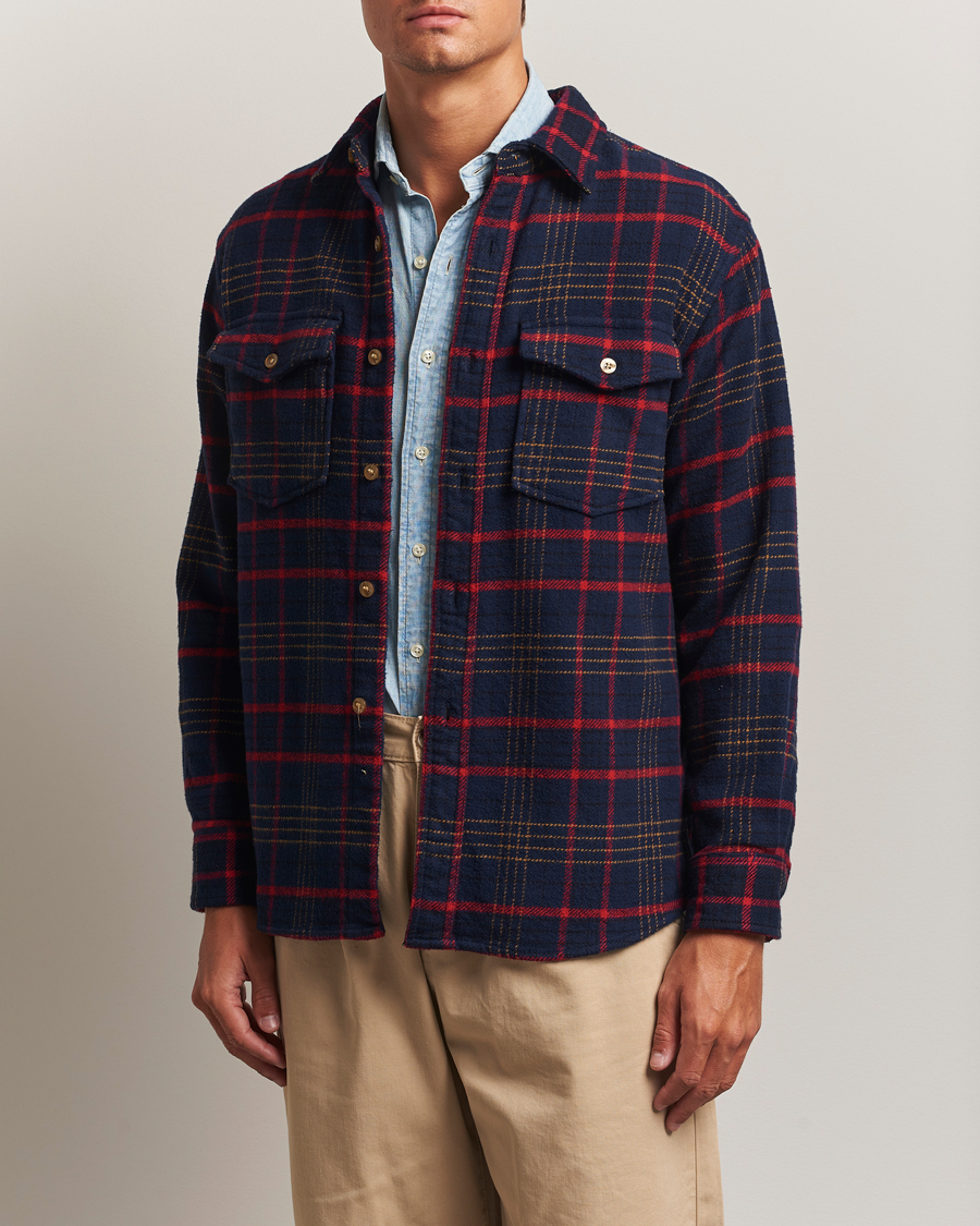 Mies | Kauluspaidat | Pendleton | Big Pocket Shirt Blue Check