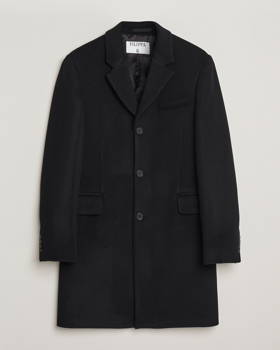 Mies | Takit | Filippa K | William Wool Coat Black