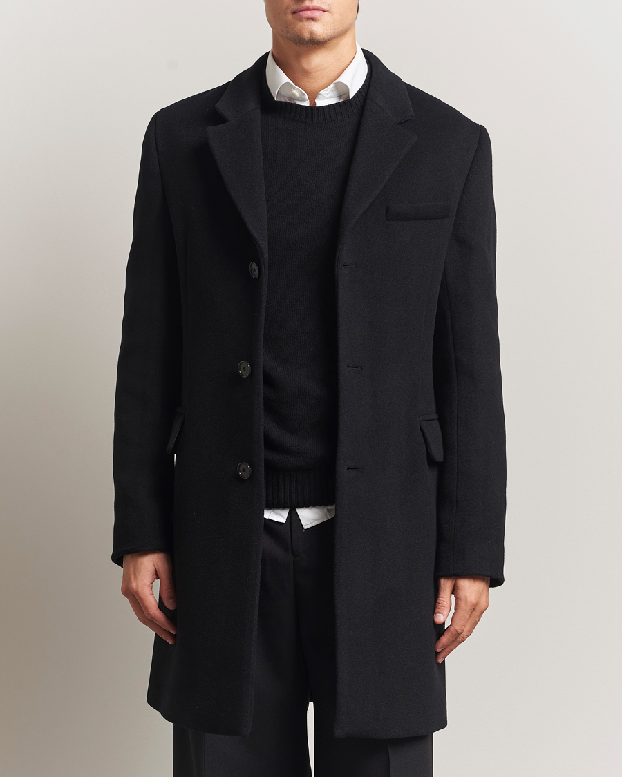 Mies | Takit | Filippa K | William Wool Coat Black