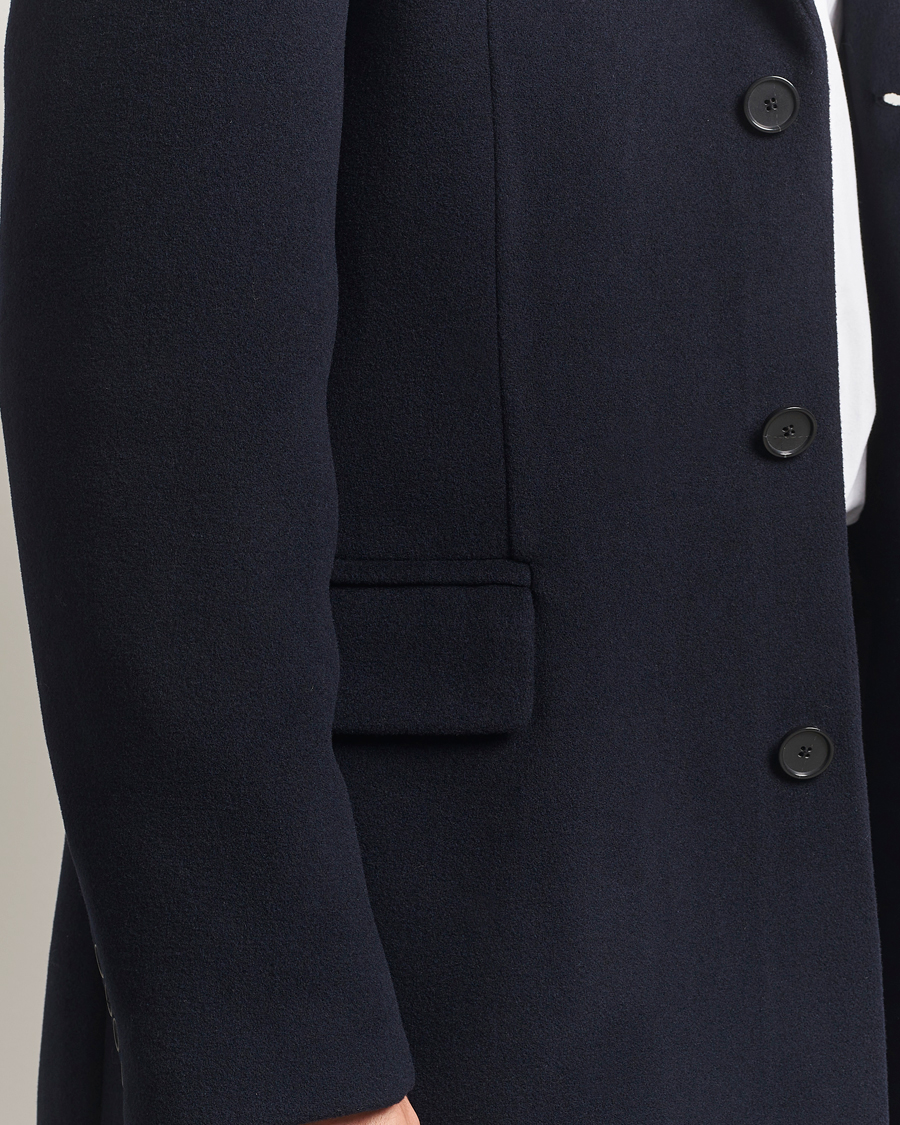 Mies | Takit | Filippa K | William Wool Coat Navy