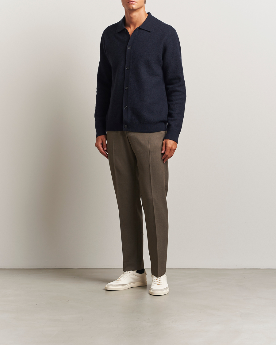 Mies | Housut | Filippa K | Theo Relaxed Wool Trousers Driftwood