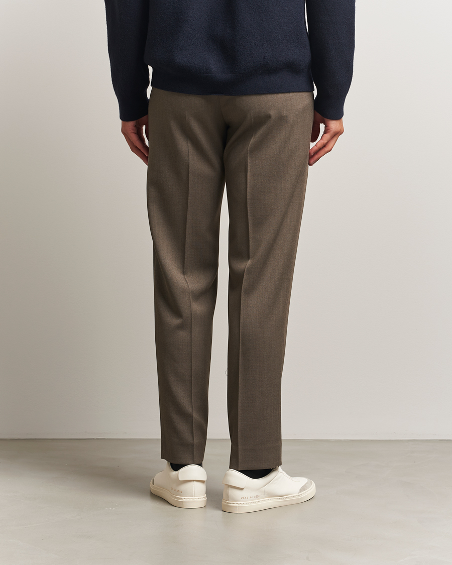 Mies | Housut | Filippa K | Theo Relaxed Wool Trousers Driftwood