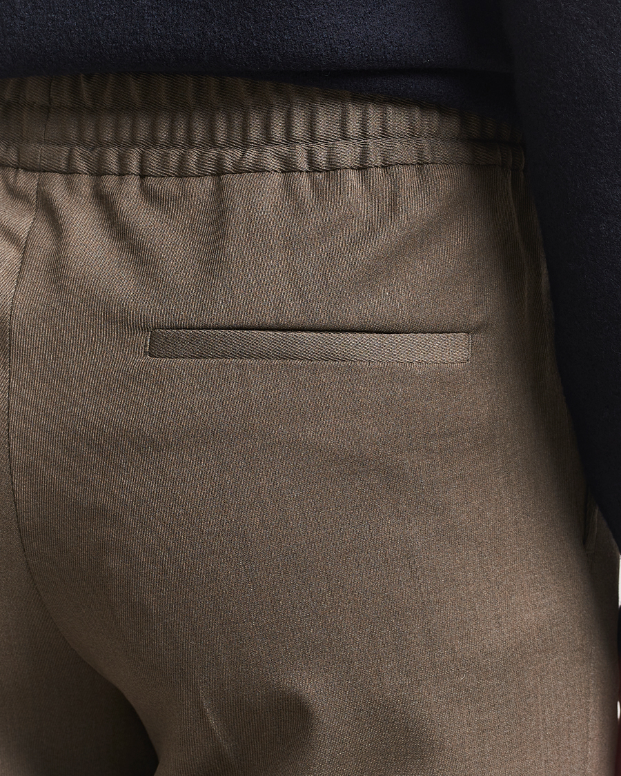 Mies | Housut | Filippa K | Theo Relaxed Wool Trousers Driftwood