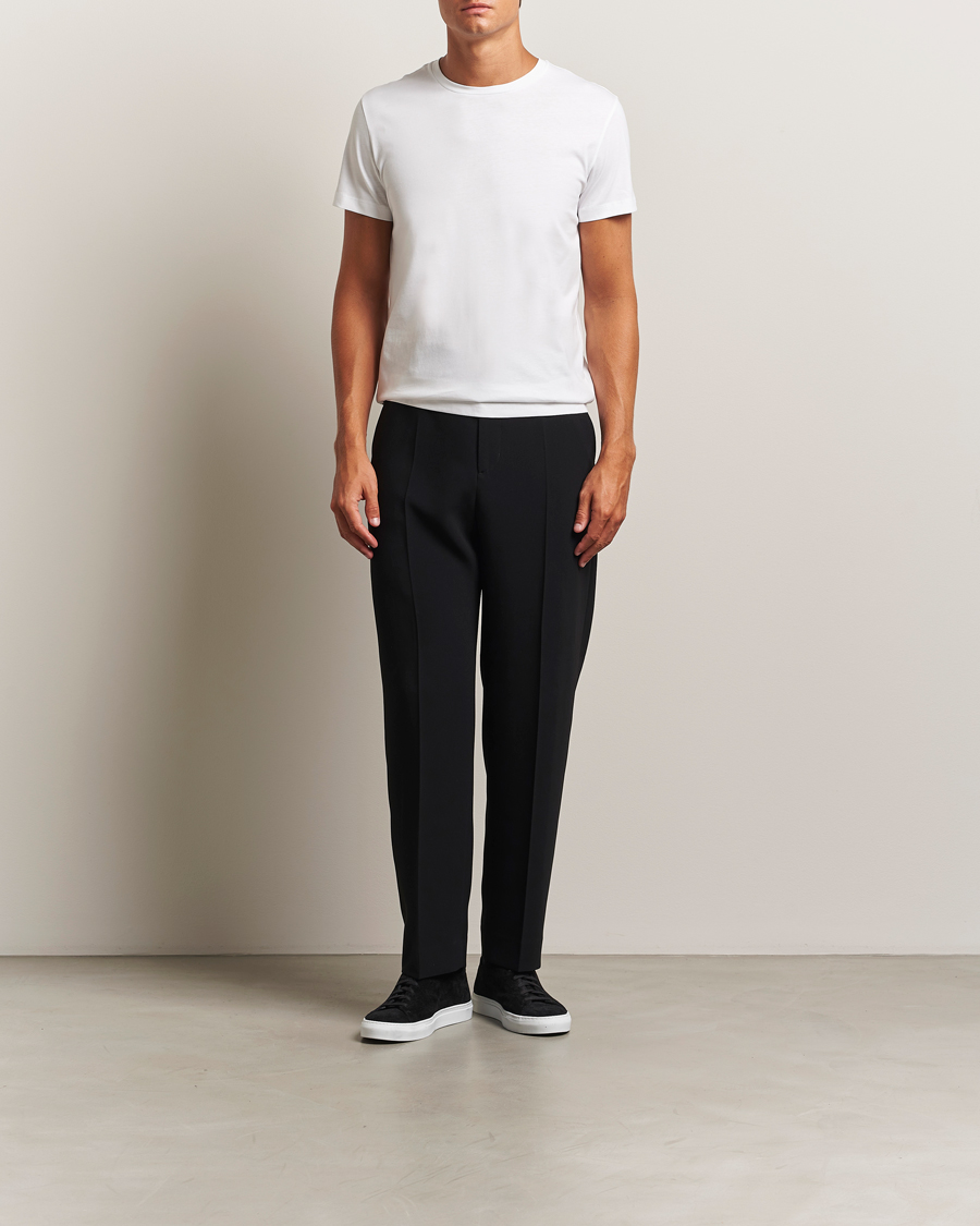 Mies | T-paidat | Filippa K | Lightweight Cotton Crew Neck T-Shirt White