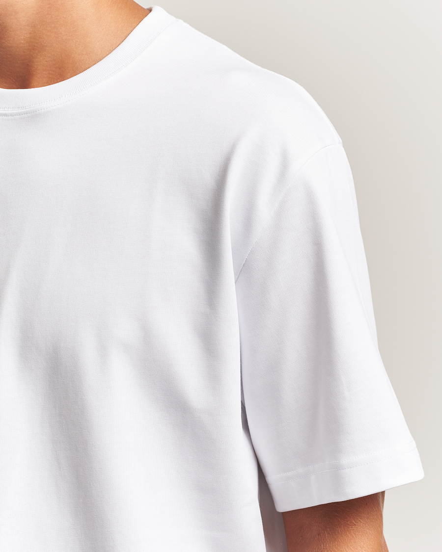 Mies | T-paidat | Filippa K | Heavy Cotton Crew Neck T-Shirt White