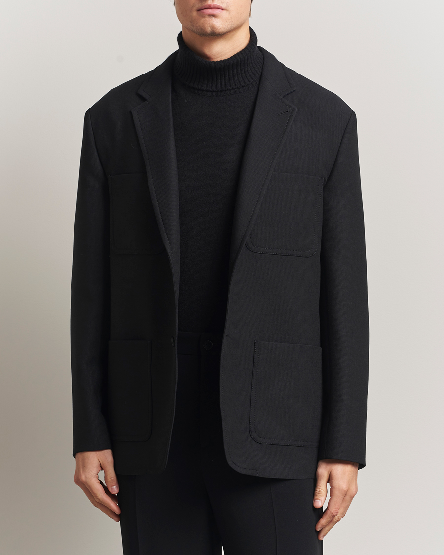Mies | Pikkutakit | Filippa K | Riley Wool Workwear Blazer Black