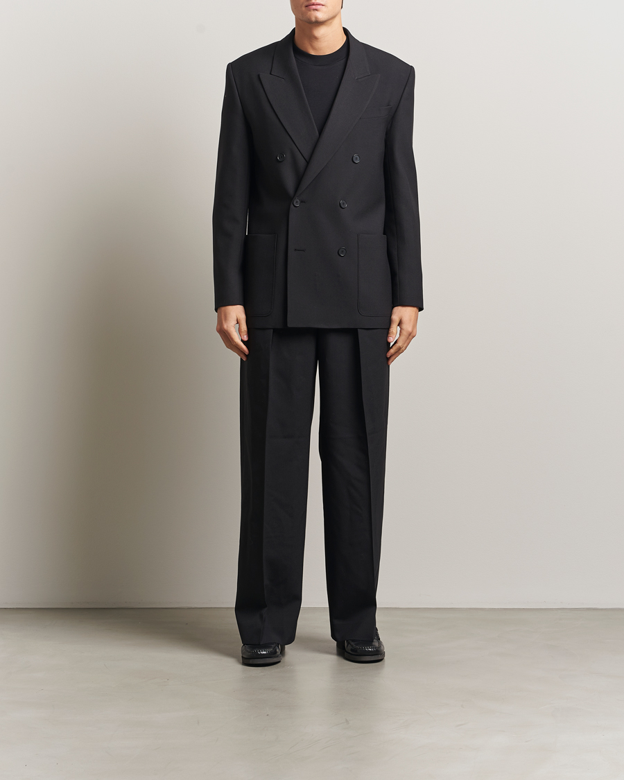 Mies | Pikkutakit | Filippa K | Michael Wool Double Breasted Blazer Black