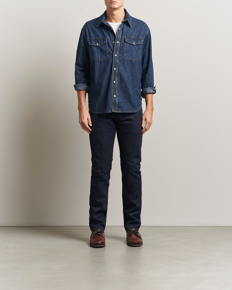 Mies | Farkut | RRL | Slim Fit 5-Pocket Denim Rinse