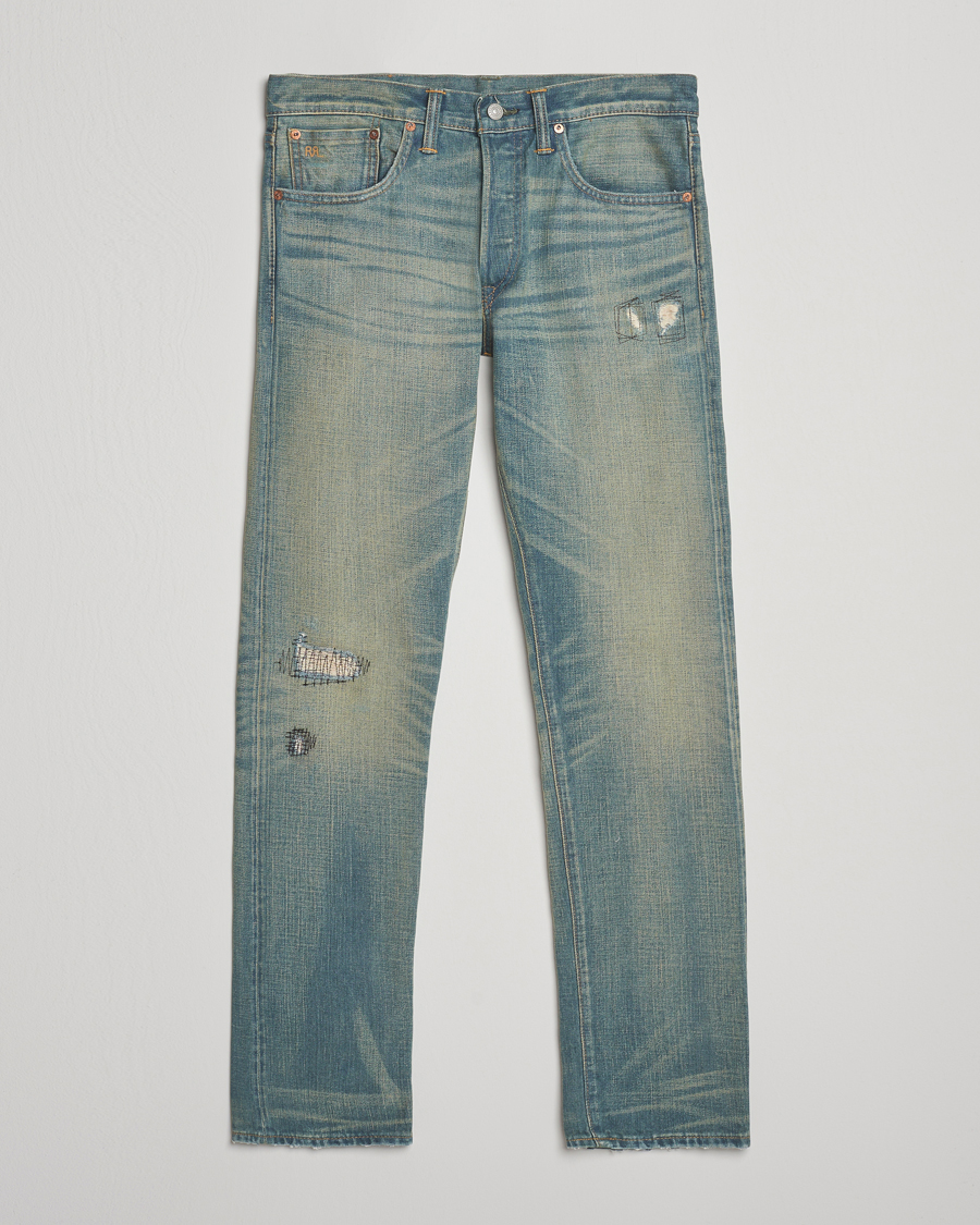 Mies | Housut | RRL | Slim Fit 5-Pocket Denim Ridgway Wash