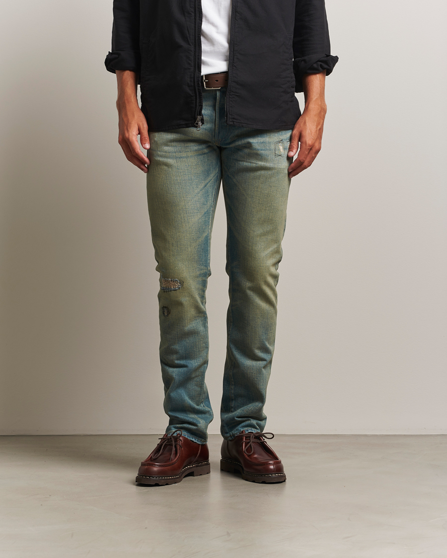 Mies | Housut | RRL | Slim Fit 5-Pocket Denim Ridgway Wash