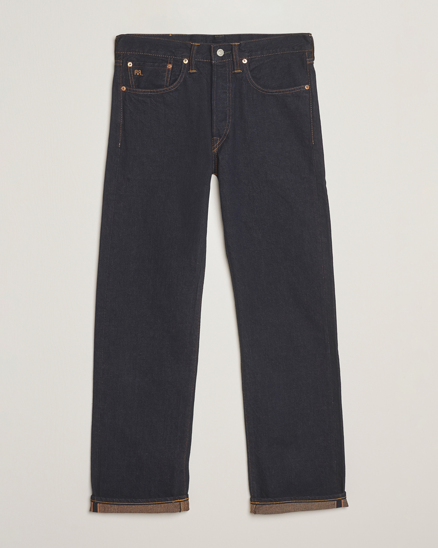 Mies | Farkut | RRL | Straight Leg 5-Pocket Denim Once Washed